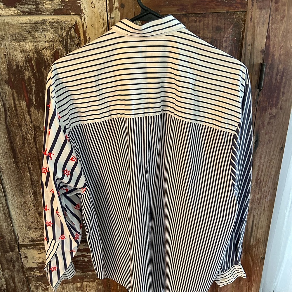 Vintage Norris brand mixed patterned men’s shirt made in England - Picture 2 of 7
